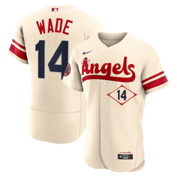 Angels 14 Tyler Wade Cream 2022 City Connect Flexbase Jersey Dzhi,We sell and wholesale Angels 14 Tyler Wade Cream 2022 City Connect Flexbase Jersey Dzhi on line form chian!